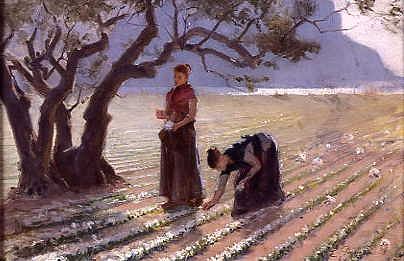 Photo of "PICKING FLOWERS" by EDOUARD PAUPION