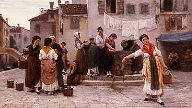 Photo of "AT THE WELL, 1872." by EUGENE DE BLAAS
