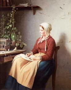 Photo of "THE BIRD'S SONG, 1871." by JOHANN GEORG MEYER VON BREMEN