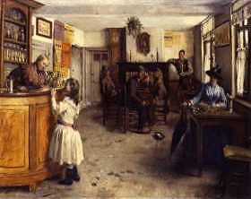 Photo of "A CAFE INTERIOR" by EVARISTE CARPENTIER