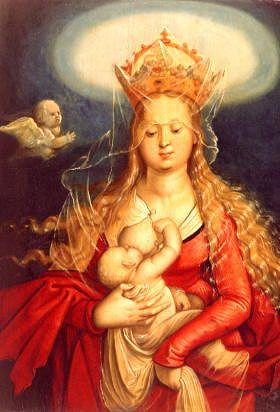 Photo of "THE VIRGIN AS QUEEN OF HEAVEN" by HANS BALDUNG