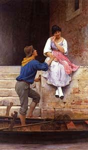 Photo of "VENETIAN LOVERS" by EUGENE DE BLAAS