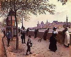 Photo of "ON THE BANKS OF THE RIVER SEINE, PARIS, FRANCE" by JEAN BERAUD