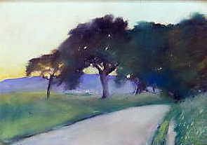 Photo of "EVENING LANDSCAPE, GRUNEWALD, GERMANY" by LESSER URY