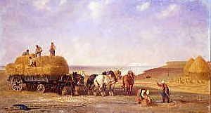 Photo of "HARVEST TIME, 1864." by JULES JACQUES VEYRASSAT