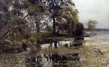 Photo of "THE EDGE OF THE LAKE, 1888" by ISAAC ILYITCH LEVITAN