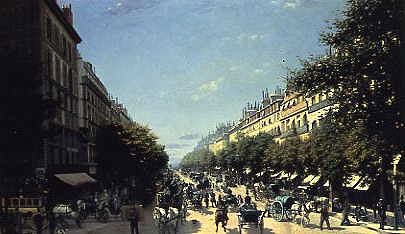 Photo of "PARIS, FRANCE, LE BOULEVARD DES ITALIENS" by EDMOND GEORGES GRANDJEAN