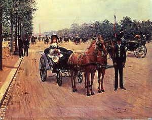 Photo of "ON THE CHAMPS ELYSEES, PARIS, FRANCE" by JEAN BERAUD