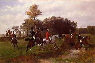 Photo of "THE STEEPLECHASE,1859" by OTTO VAN THOREN