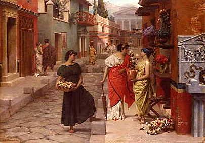 Photo of "A STREET SCENE IN POMPEII, ITALY" by RAFFAELE GIANETTI