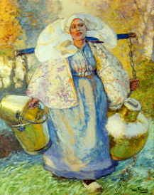 Photo of "THE WATER CARRIER" by HANS VON BARTELS