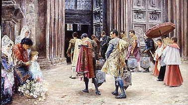 Photo of "MATADORS ENTERING CHURCH" by JOSE Y ARNOSA GALLEGOS