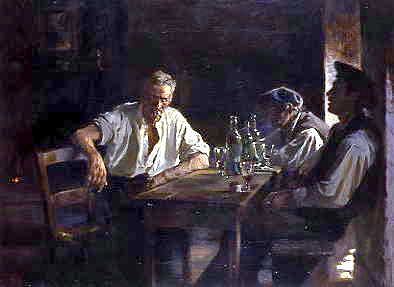 Photo of "FIGURES IN ATAVERN, 1886" by PEDER SEVERIN KROYER