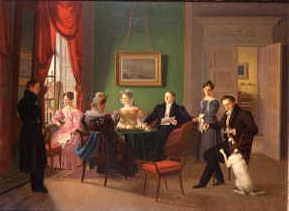 Photo of "A PORTRAIT OF THE SCHRAM FAMILY, 1829" by EMILIUS BAERENTZEN