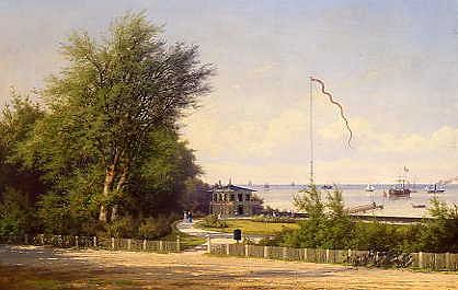 Photo of "COPENHAGEN, THE PAVILION AT BELLEVUE, DENMARK, 1884" by PETER IVAR JOHANNES OLSTED