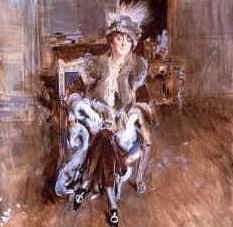 Photo of "PORTRAIT OF MADAME LACROIX, 1910" by GIOVANNI BOLDINI