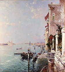 Photo of "A VIEW TOWARDS SAN GIORGIO MAGGIORE, VENICE, ITALY" by FRANZ RICHARD UNTERBERGER