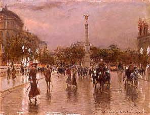 Photo of "PARIS, PLACE DE LA BASTILLE" by GEORGES STEIN