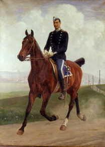 Photo of "AN EQUESTRIAN PORTRAIT OF KING CHRISTIAN X OF DENMARK,1894" by OTTO BACHE