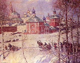Photo of "THE KREMLIN, MOSCOW, RUSSIA, IN WINTER" by FREDERICK WILLIAM JACKSON