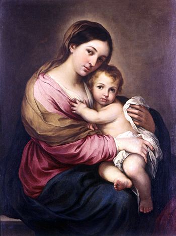 Photo of "THE VIRGIN AND CHILD" by BARTOLOME ESTEBAN MURILLO