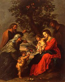 Photo of "HOLY FAMILY UNDER APPLE TREE" by HENDRICK VAN BALEN