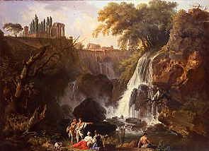 Photo of "CASCADE AT TIVOLI, ITALY" by CLAUDE JOSEPH VERNET