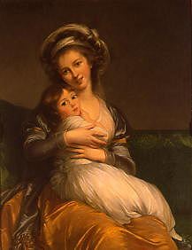 Photo of "THE ARTIST AND HER DAUGHTER." by ELIZABETH-LOUISE VIGEE LEBRUN