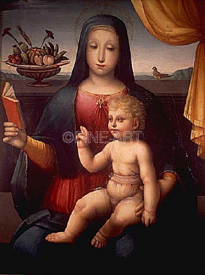 Photo of "THE MADONNA AND CHILD" by A. DEL BRESCIANINO