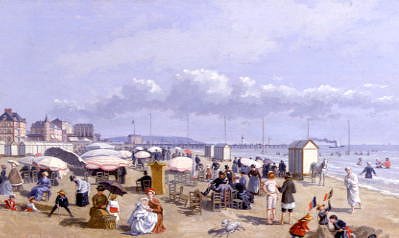 Photo of "A BEACH SCENE" by JOHN G. CHAPMAN