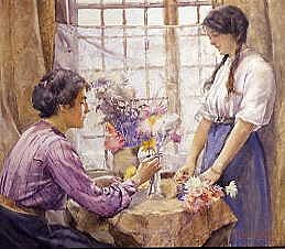 Photo of "THE FLOWER ARRANGEMENT" by HENRY MEYNELL RHEAM