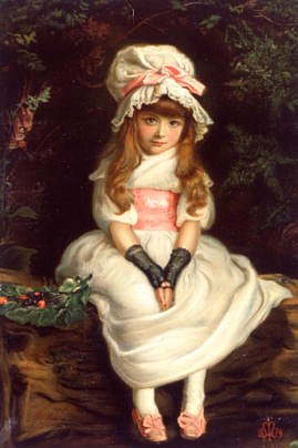 Photo of "CHERRY RIPE" by SIR JOHN EVERETT MILLAIS