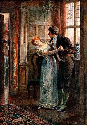 Photo of "UNDER THE MISTLETOE" by EDWARD FREDERICK BREWTNALL