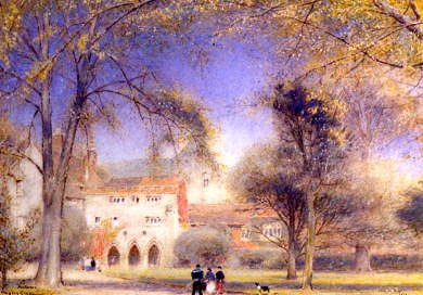 Photo of "WINCHESTER CATHEDRAL CLOSE, ENGLAND" by ALBERT GOODWIN