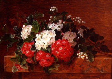 Photo of "HAWTHORN ON A MARBLE LEDGE" by JOHAN LAURENTZ JENSEN