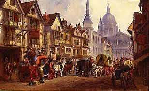 Photo of "LUDGATE HILL & ST. PAUL'S CATHEDRAL, LONDON, ENGLAND" by RUBENS ARTHUR MOORE