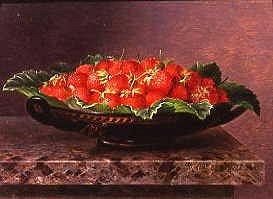 Photo of "STRAWBERRIES IN A GREEK KYLIX" by JOHAN LAURENTZ JENSEN