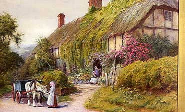 Photo of "HAVEN ON THE HILL" by ARTHUR CLAUDE (IN COPYR STRACHAN