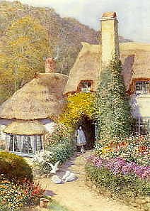 Photo of "EVESHAM VILLAGE" by ARTHUR CLAUDE (IN COPYRI STRACHAN