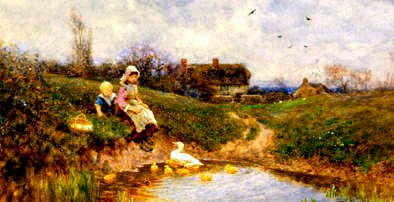 Photo of "FEEDING THE DUCKLINGS" by THOMAS JAMES LLOYD