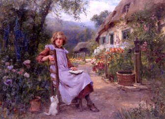 Photo of "IN THE GARDEN" by HENRY JOHN YEEND KING