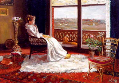 Photo of "MRS CHANDLER IN HER ROOM" by ROBERT JENKINS (AMERICAN ONDERDONK