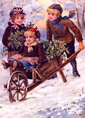 Photo of "HOLLY FOR CHRISTMAS FROM ""DAYS OF DELIGHT""" by VICTORIAN ANONYMOUS