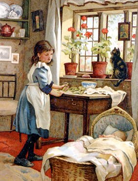Photo of "HUSH A BYE BABY FROM ""DAISY DAYS""" by VICTORIAN ANONYMOUS
