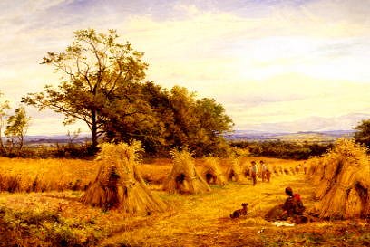 Photo of "A WORCESTERSHIRE CORNFIELD" by BENJAMIN WILLIAMS LEADER