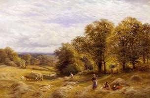 Photo of "HARVESTING" by ALFRED AUGUSTUS GLENDENING