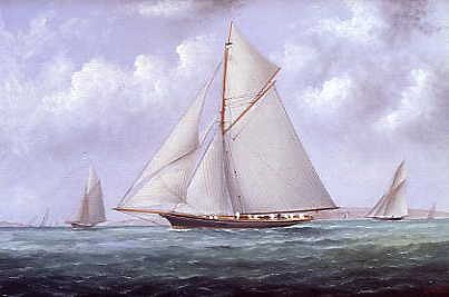 Photo of "THE GERMAN EMPEROR'S YACHT 'METEOR' OFF RYDE 1892" by GEORGE MEARS