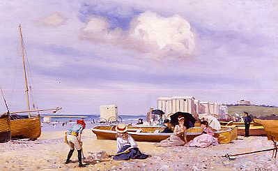 Photo of "WEAR BAY BEACH, FOLKESTONE" by FRANK M. CHASE