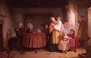 Photo of "A FAMILY GATHERING" by MATHIAS (ACTIVE 1856-188 ROBINSON