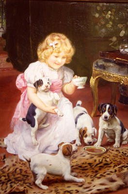 Photo of "TEA TIME (NB.IN COPYRIGHT)" by ARTHUR JOHN ELSLEY